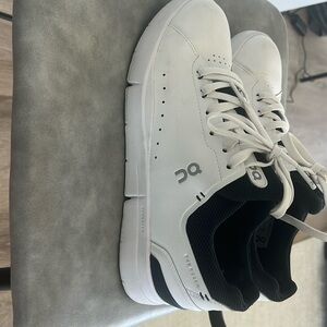 On shoes. The Roger. Women’s size 8. Only worn once